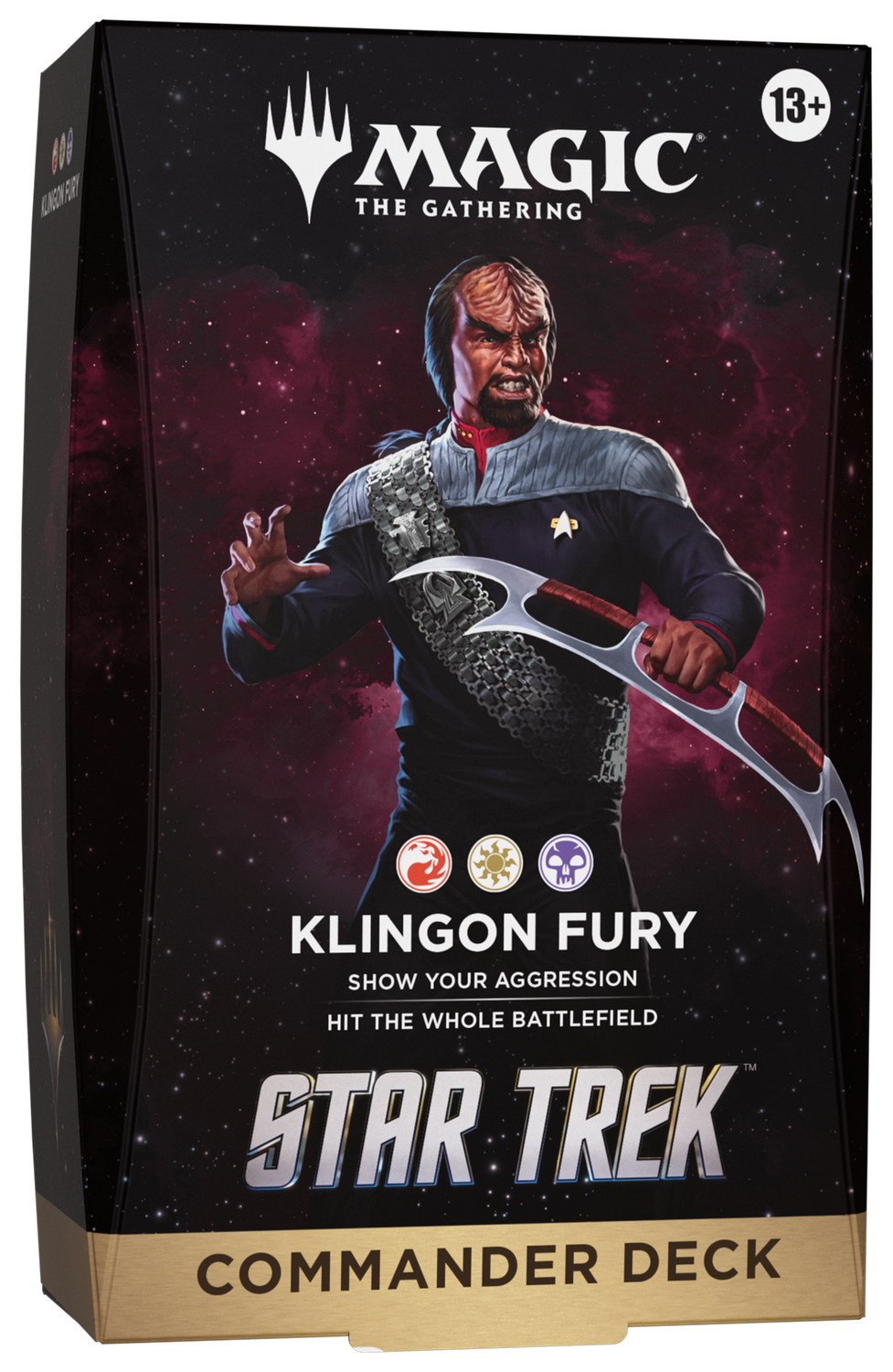 MTG Star Trek Commander Deck (Klingon Fury WBR) (11-08-26) IN STORE PICKUP ONLY