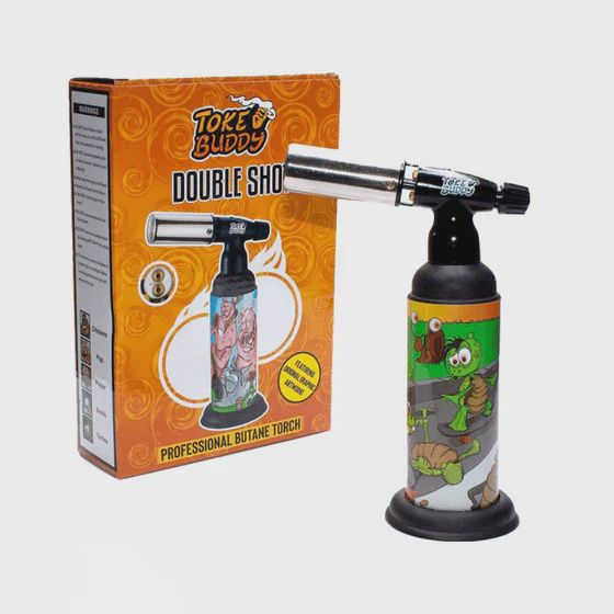 Double shot butane torch