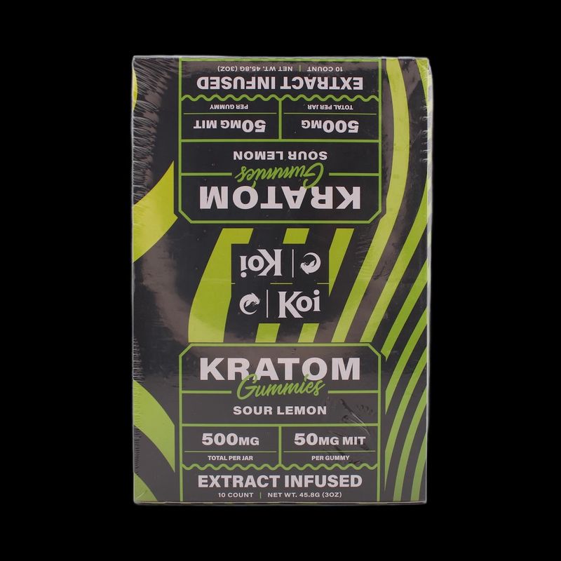 Koi kratom gummies sour lemon 50mg mit