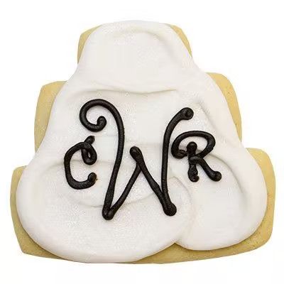 Full Monogram Wedding Cake