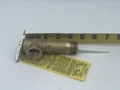 Rheem 4.25 In Temperature/ Pressure Relief Valve. 3/4 In Thread