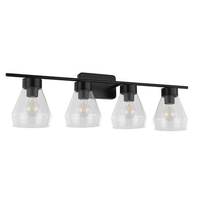 Eglo Montey 1 Collection 4-Light Matte Black