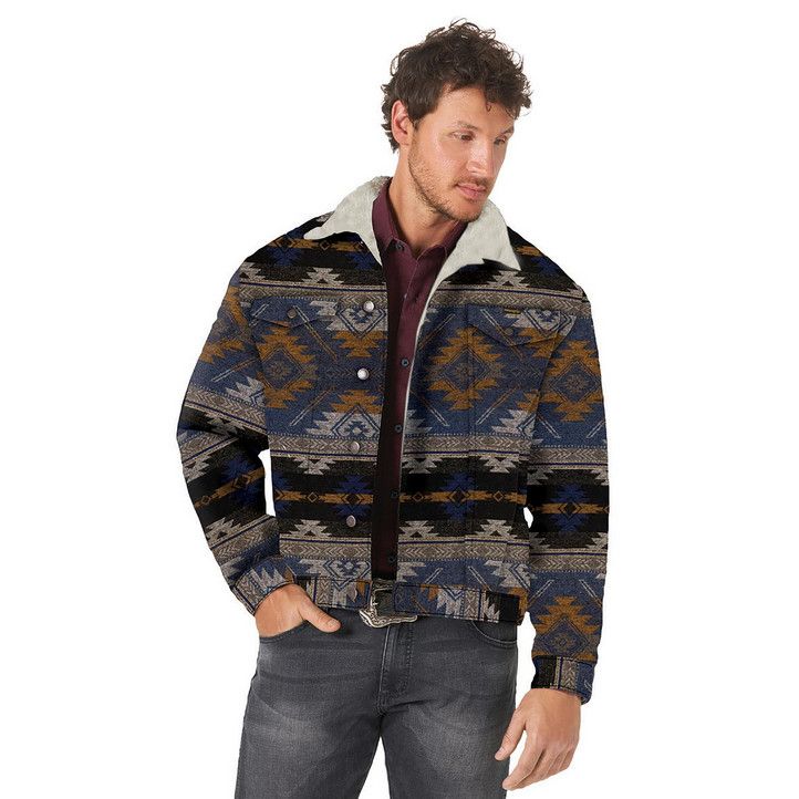 Wrangler - Men&#39;s Jacquard Shepra Lined Jacket - 112318500