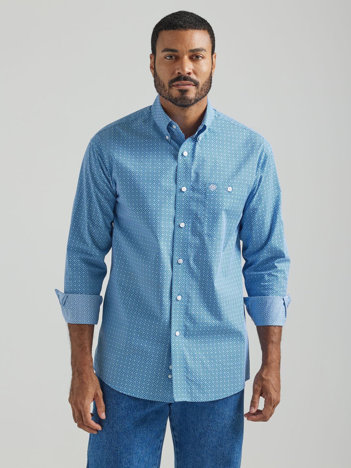 Wrangler - Men&#39;s Classic Long Sleeve Shirt - 112324793