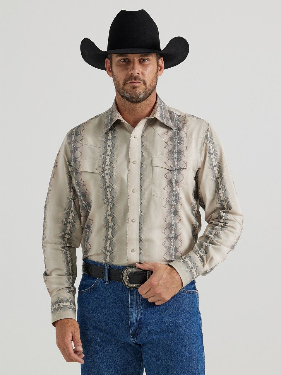 Wrangler - Men&#39;s Checotah® Western Long Sleeve Shirt - 112344418