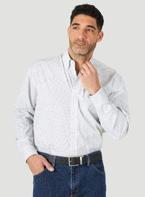 Wrangler - Men&#39;s George Strait Collection Short Sleeve Button Down Shirt - MGSQ964