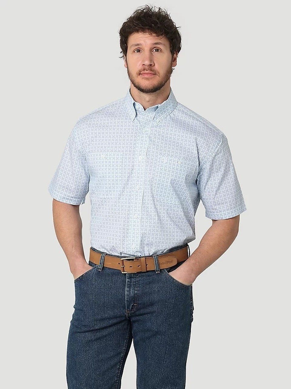 Wrangler - Men&#39;s George Strait Collection Short Sleeve Shirt - 112314982