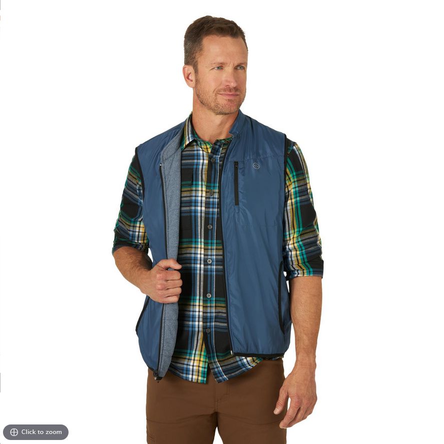 Wrangler - Men’s ATG X Reversible Classic Vest - NSV29DM 