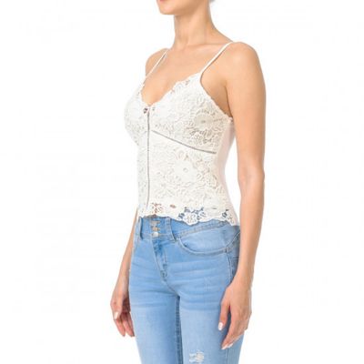 Womans Lace Tank Top - 65942