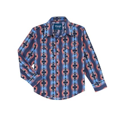 Wrangler - Boys Checotah Long Sleeve Shirt - 112314896