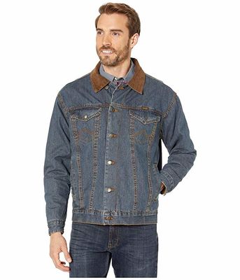 Wrangler - Men&#39;s Blanket Lined Denim Jacket -1074265RT 
