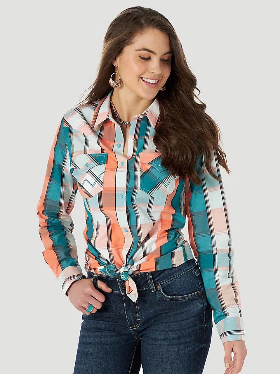 Wrangler - Women&#39;s Western Retro Shirts - LW5013M