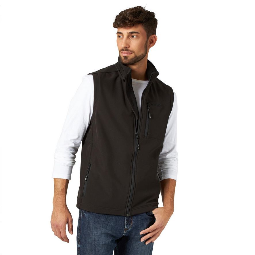 Wrangler - Men&#39;s Trail Vest - MJK44BK