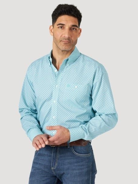 Wrangler - Men&#39;s Western Classics Long Sleeve Button Shirt - 112315003