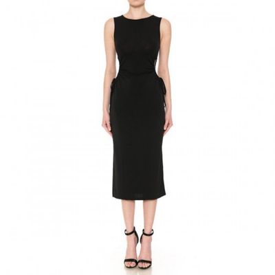 Women Ambiance Crew Neck Midi Dress - 73243