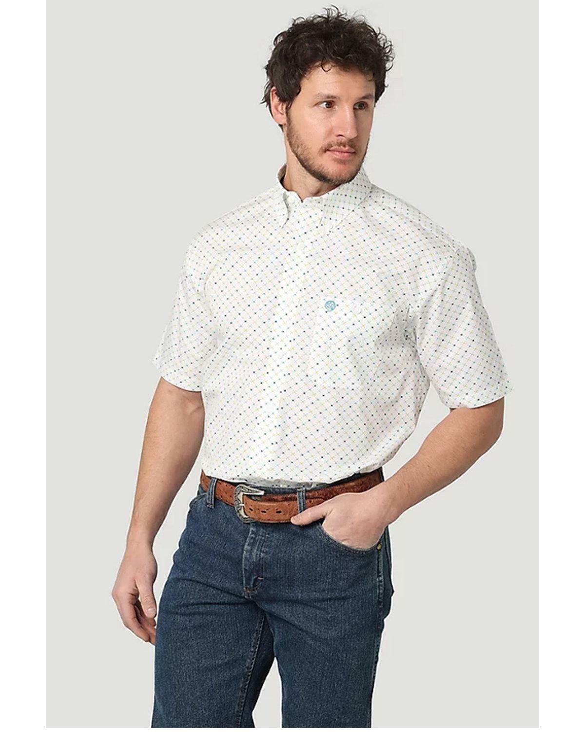 Wrangler - Men&#39;s George Strait Collection Short Sleeve Shirt - 112315017
