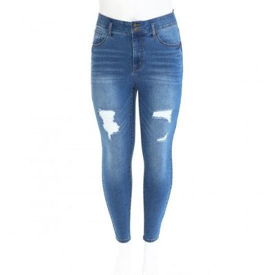 Women&#39;s High Waisted &amp; Tummy Slimming Jeans - 90219Xl