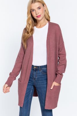 Active USA - Open Front Sweater Cardigan - SW10751