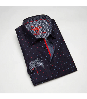 Sugar- Men&#39;s Print Dress Shirt Dale 