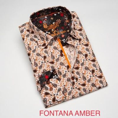 Sugar- Men&#39;s Print Dress Shirt Fontana
