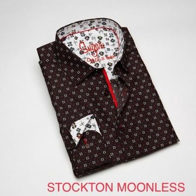 Sugar- Men&#39;s Print Dress Shirt Stockton