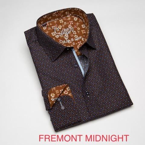 Sugar- Men&#39;s Print Dress Shirt Fremont