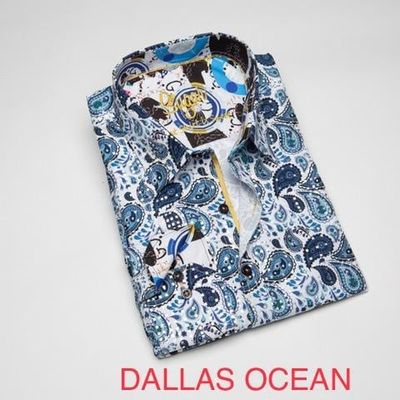 Sugar - Men&#39;s Print Dress Shirt - Dallas