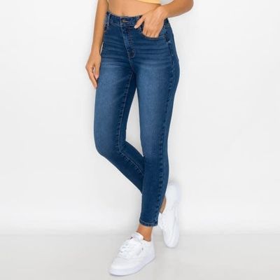 Wax Jean - High Waist Skinny Knit Denim - 90241