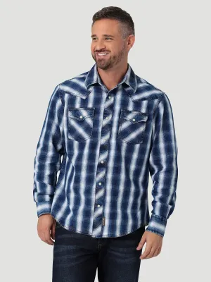 Men&#39;s Retro Premium Long Sleeve Plaid Shirt - 112330787