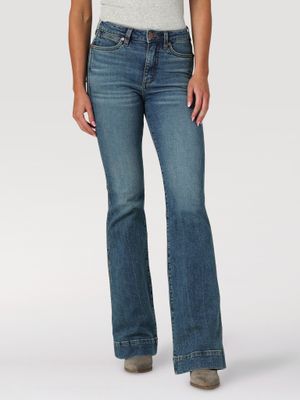 Wrangler Women Retro® Premium Trouser Jean - High Rise - 112336738 