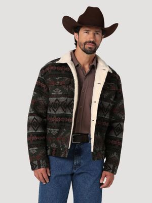  Wrangler® Jacquard Jacket - Sherpa Lined - 112335735