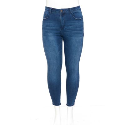 Wax Jean - Women&#39;s Plus Basic Skinny Clean Denim Pants - 90304XL