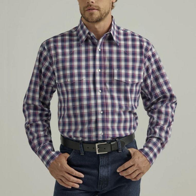 Men&#39;s Plaid Button Down Shirt - 112330395