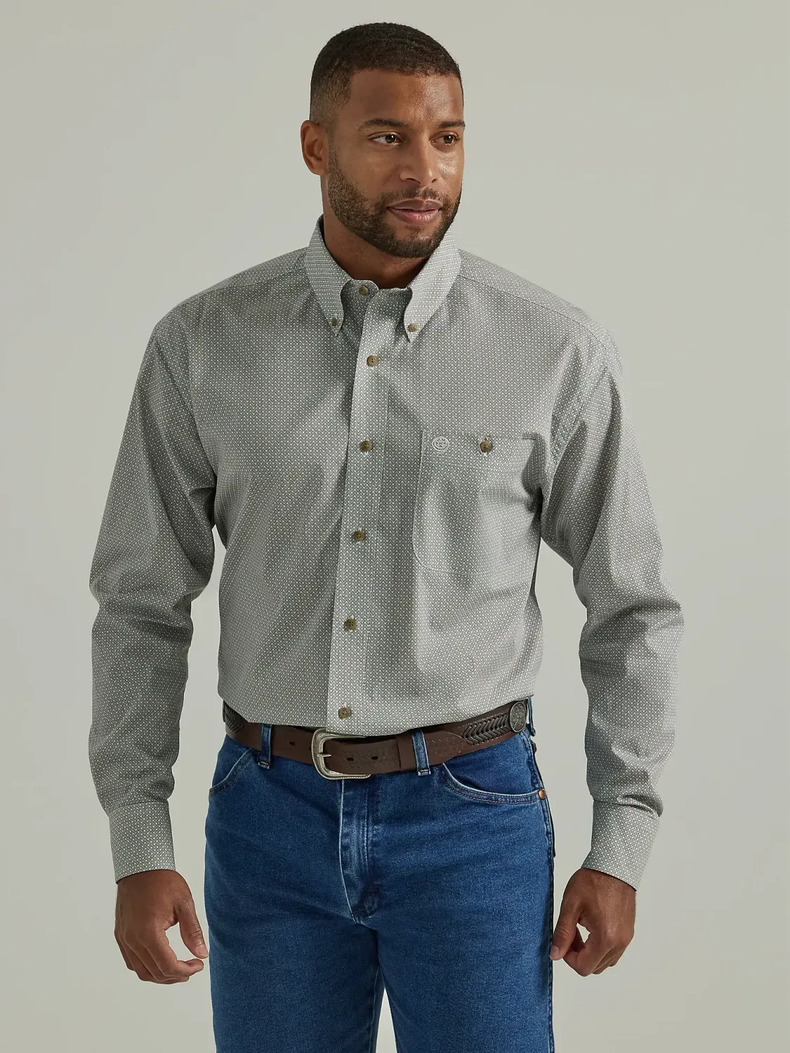 Men&#39;s George Strait Long Sleeve Shirt - 112331809