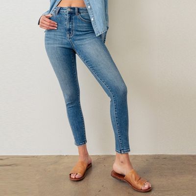 Wax Jeans - Authentic High Waisted Basic Skinny - 90284
