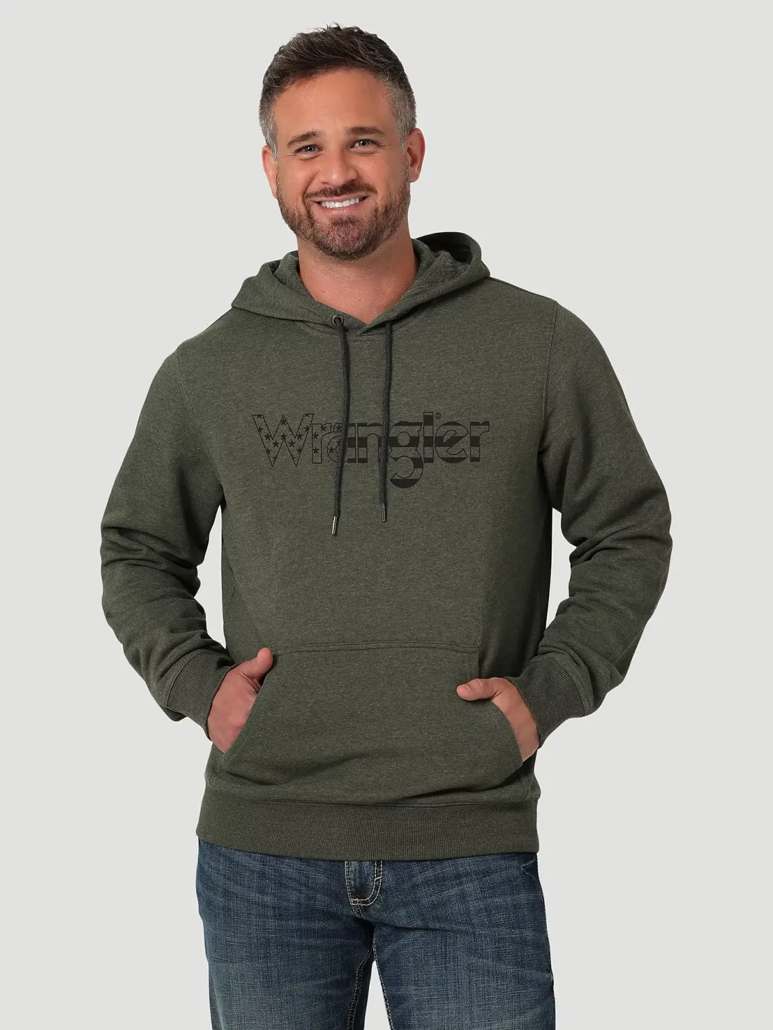 Men&#39;s Stars &amp; Stripes Logo Pullover Hoodie - 112336422