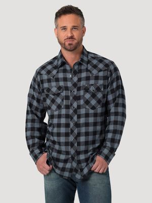 Men&#39;s Retro Flannel Long Sleeve Shirt  112330472