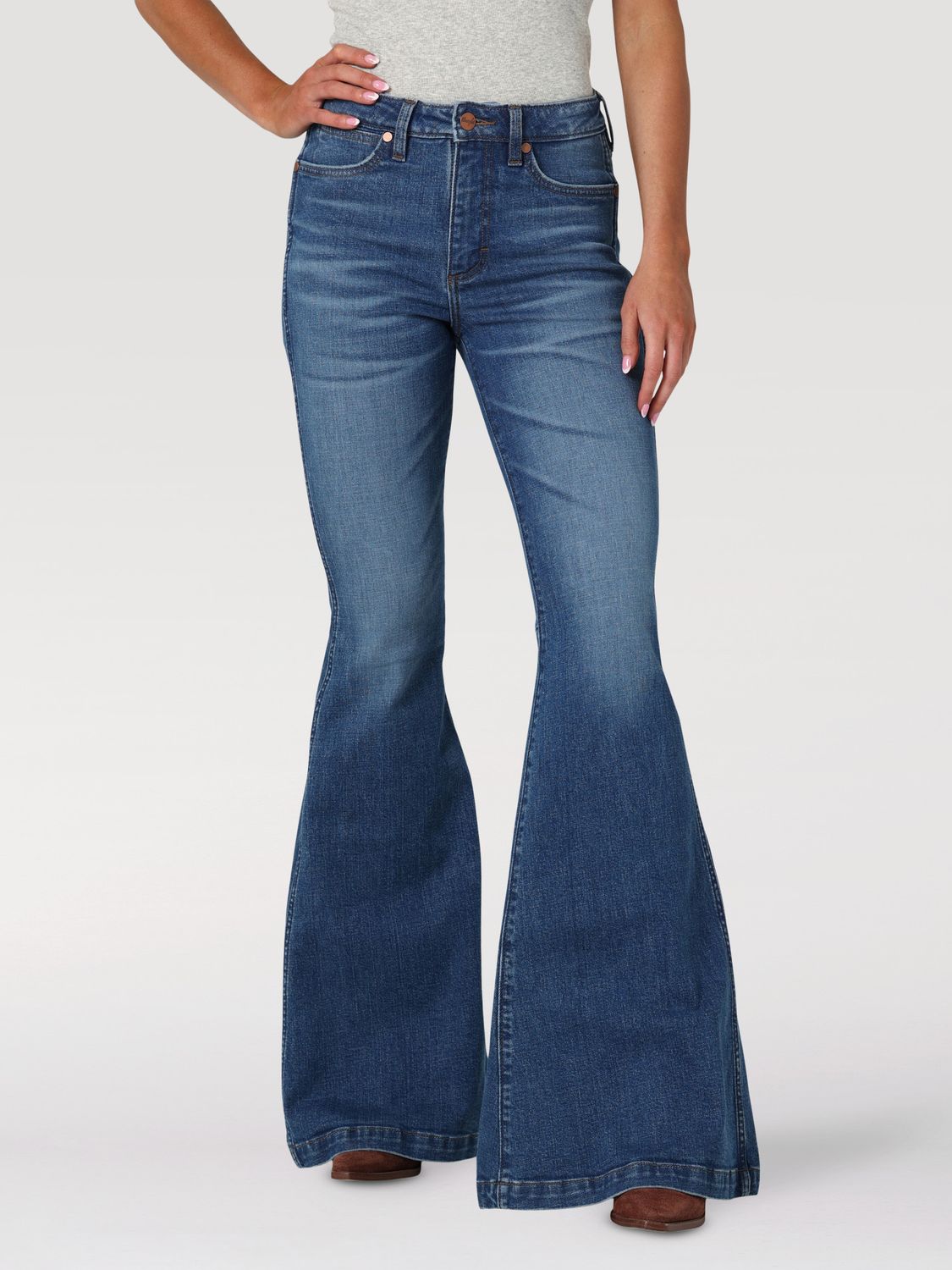 Wrangler® Retro® The Green Jean - Trumpet Flare - 112336739 