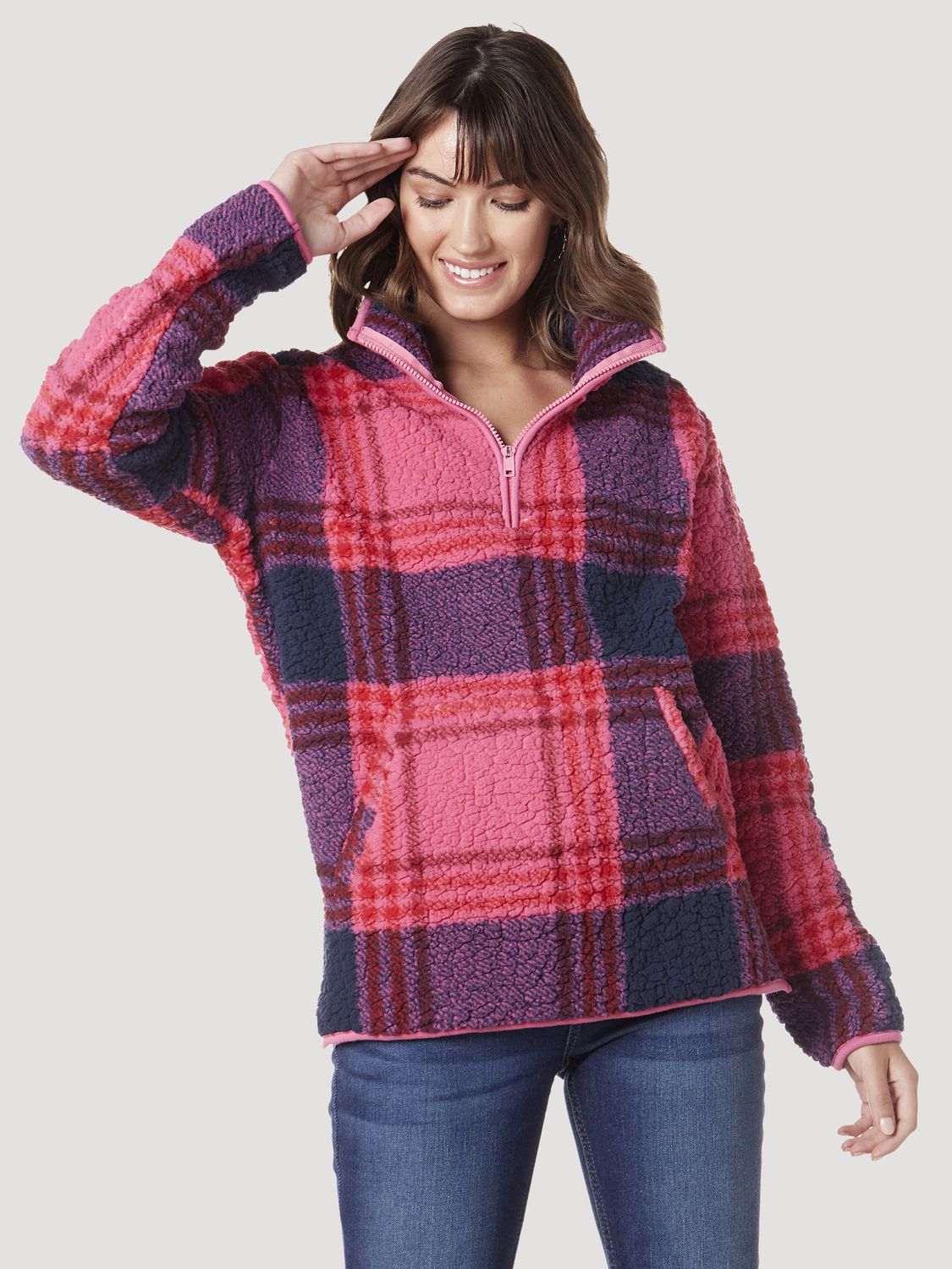 Wrangler Western Long Sleeve Shepra Pullover - 112335650