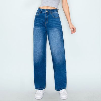 Wax Jean - Women&#39;s Basic Wide Leg Jean - 90340