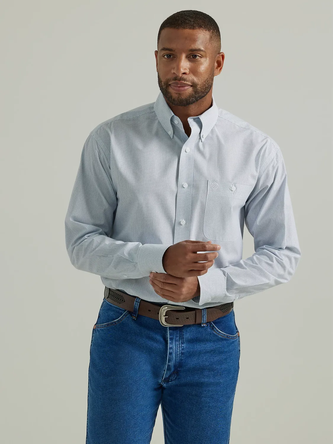 Men&#39;s George Strait Long Sleeve Shirt - 112331806