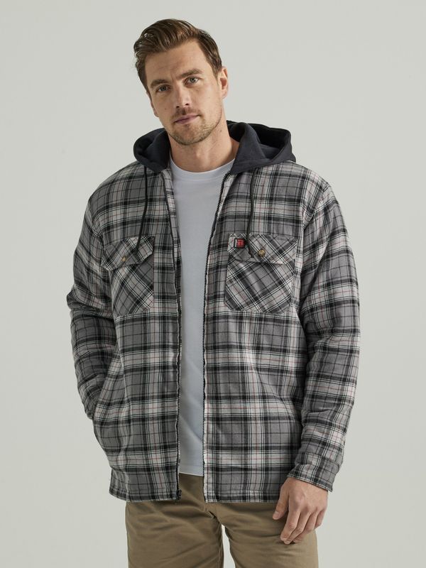 Wrangler Men&#39;s Riggs Workwear Hooded Flannel - 112330053