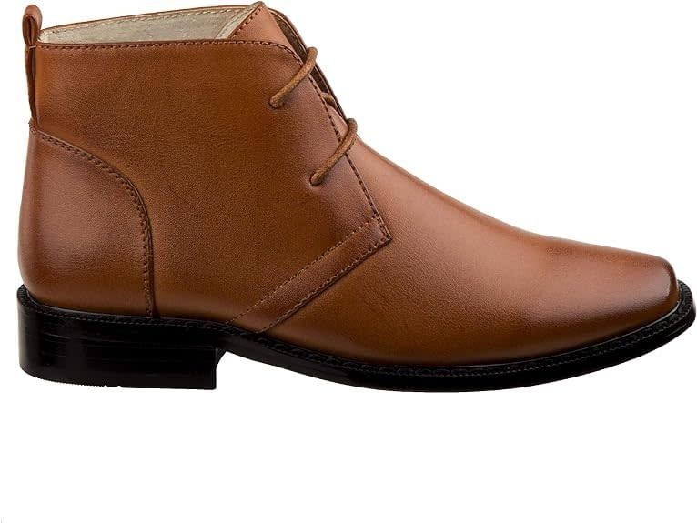 Joseph Allen Boy&#39;s Chukka Boots Classic Lace-Up Dress Shoes - JA38138