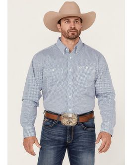 Wrangler - Men&#39;s George Strait Collection Long Sleeve Shirt - 112314984 