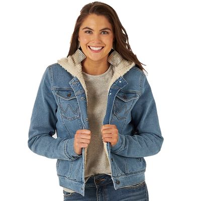 Wrangler - Women&#39;s Retro Outerwear Jacket - 112317280 , Color: Denim, Size: S