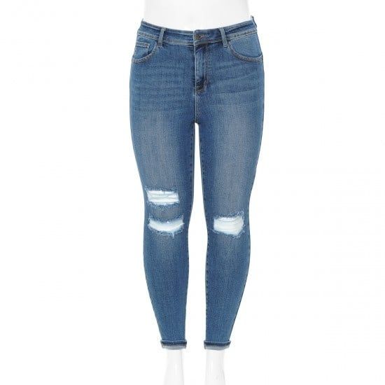 WAX JEANS Women Plus Size Jeans 90191XL, Color: MEDIUM, Size: 14