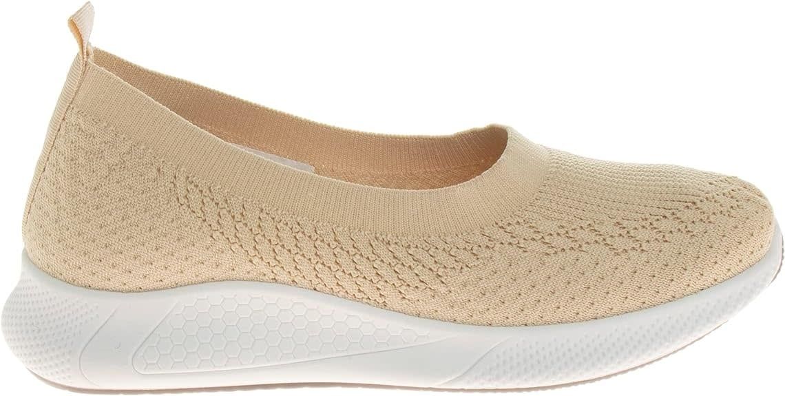 Sail Women&#39;s Breathable Mesh Sneaker- BEACH, Color: KHAKI, Size: 6