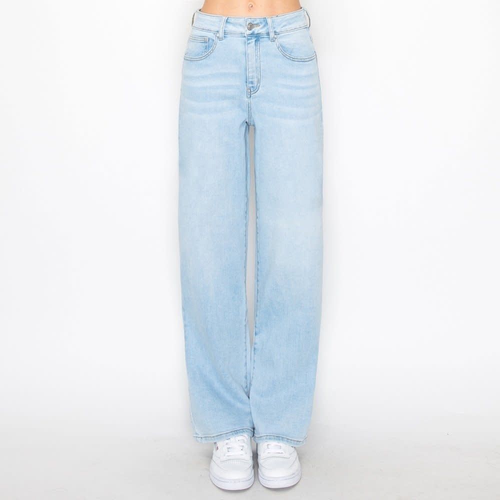 Wax Jean Women&#39;s Straight Jean Pants - 90333, Color: Light, Size: 1