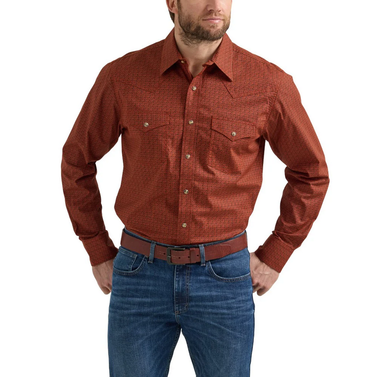 Wrangler® Mens 20X® Competition Long Sleeve Shirt - 112352258