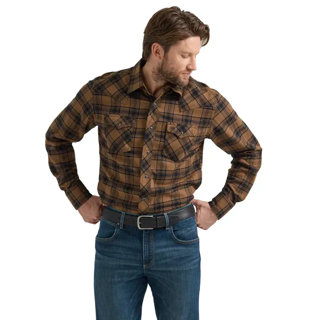 Wrangler Men&#39;s Retro Long Sleeve Flannel - 112351488
